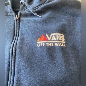 Vans Oversized Men’s Zip Up Sweatshirt, Size Large